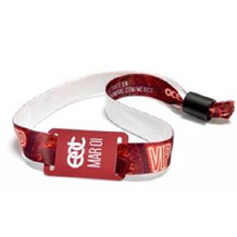 SINGLE-USE Fabric RFID Contactless Wristband for music festival